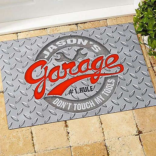 His Garage Rules Doormat DHC05062075 - 1
