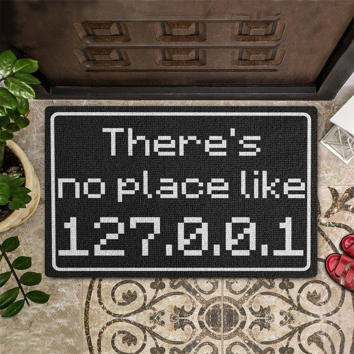 Theres no place like 127001 Doormat - 1