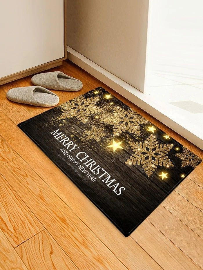 Merry Christmas Snowflake 3 GS-CL-QD1111 Doormat - 1