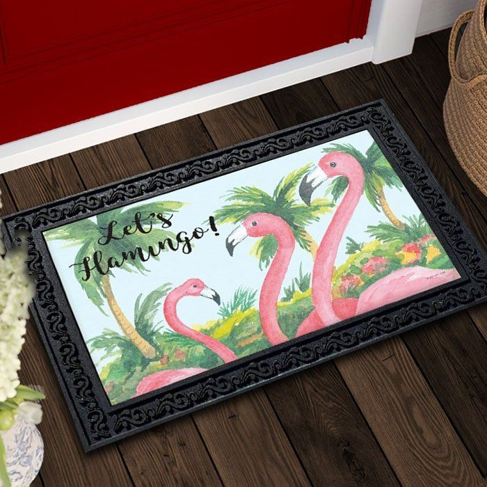 Lets Flamingo Doormat DHC04063837 - 1