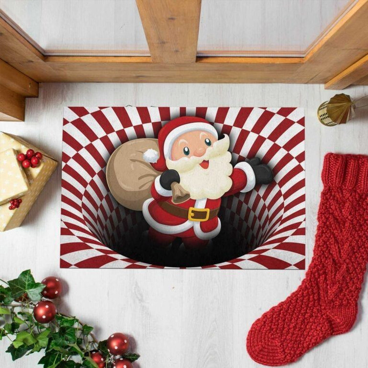 Love Santa Rubber Doormat DHC070629 - 1