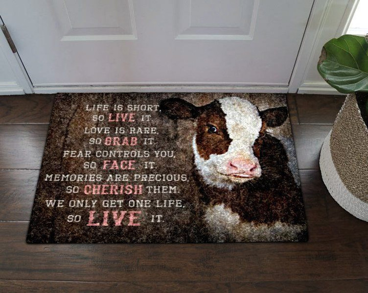 Live It Cow CL22100042MDD Doormat - 1