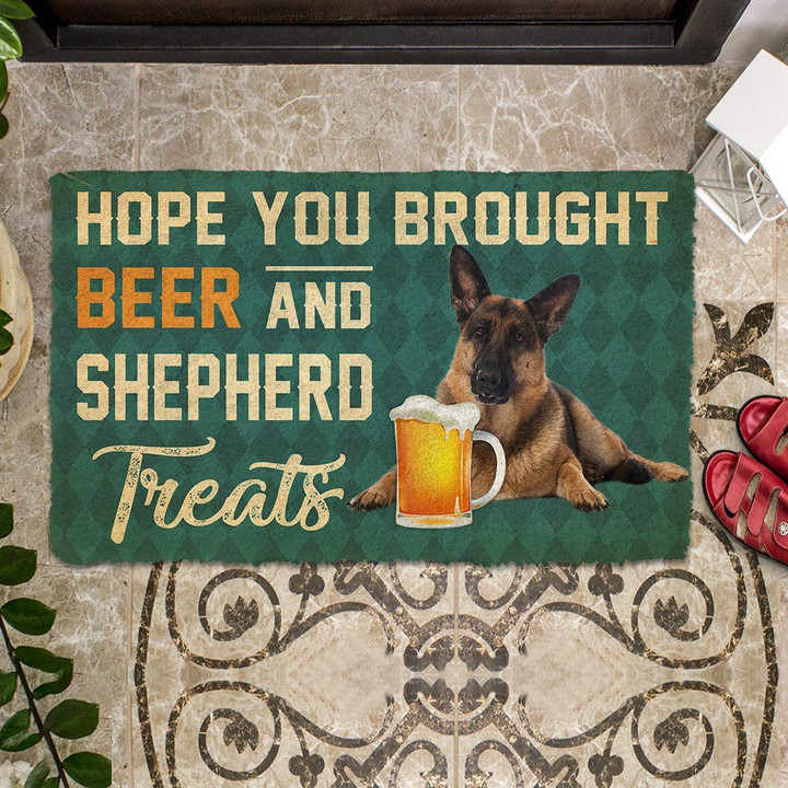 Hope You Brought Beer And Shepherd Treats Doormat DHC04062101 - 1