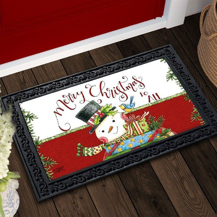 Merry Christmas To All Snowman Doormat DHC04063381 - 1