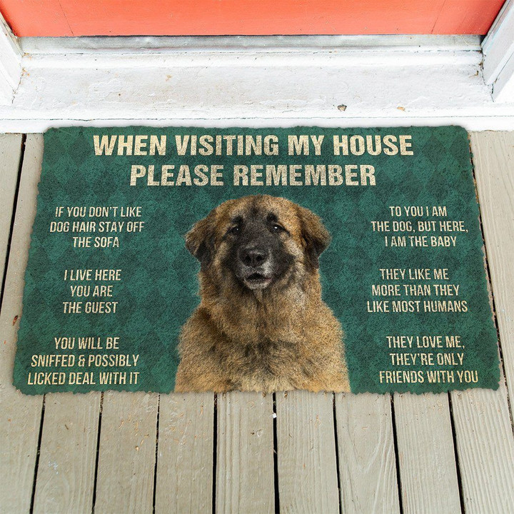 Leonberger Dogs House Rules Doormat DHC04062219 - 1