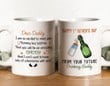 Daddy To Be Coffee Mug, I Am So Excited To Meet You Mug, Expecting Dad Gift From Drinking Buddy, First Father's Day Gift For New Dad