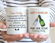 Daddy To Be Coffee Mug, I Am So Excited To Meet You Mug, Expecting Dad Gift From Drinking Buddy, First Father's Day Gift For New Dad