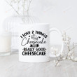 I Love Cheesecake Mug Cheesecake Mug Cheesecake Lover Cheesecake Baker Sweet Tooth Gift Dessert Lover Mug Cheesecake Eater Gift Cute Cup For Friends Family Summer Vocation Birthday