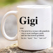 Gigi Definition Ceramic Coffee Mug, Gift For Grandma Mom From Grandkids, Thanks Giving Birthday Gifts, Mothers Day Gifts