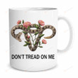 Dont Tread On Me Mug My Body My Choice Mug, Pro Choice Uterus Mug, Feminist Gifts, Uterus Mug