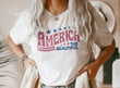America The Beautiful Tshirt, 4th of July Gifts For Patriotic, Independence Day Shirt, Memorial Day Tee