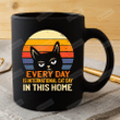 Every Day Is International Cat Day In This Home Mug, Cat Mom Mug, Cat Day Mug, Cute Cat Mug, Cat Lovers Mug, Gifts For Friends, For Her