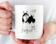 Custom Dog Portrait Mug, Pet Memorial Mug, Dog Lover Gifts Mug