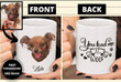 Custom Dog Portrait Mug, You Had Me At Woof Mug, Dog Lover Gifts Mug