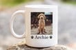 Custom Dog Portrait Mug, Pet Photo Mug, Dog Lover Gifts Mug