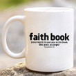 Faith Book Jesus Wants To Put You In Hiss Book Mug, Gifts For Christian, God Gifts For Him For Her, Birthday Anniversary Gifts