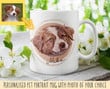 Custom Dog Portrait Mug, Dog Face Mug, Dog Lover Gifts Mug