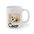 Custom Pet Portrait Mug, Dog Memorial Gift Mug, Dog Lover Gifts Mug