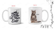 Custom Pet Portrait Mug, Best Cat Mum Ever Mug, Cat Lover Gifts Mug