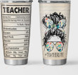 Teacher Tumbler Gifts, Teacher Life Gifts, Gifts For Teacher, Teacher Nutrition Facts Gifts, Teacher Appriciation Gifts