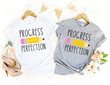 Progress Over Perfection Shirt, Kindergarten Teacher Tee, Teacher Shirt, Gifts For Kindergarten Teacher