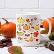 Pumpkins Patch Mug, Fall Autumn Coffee Mug, Pumpkin Pattern Mugs, Halloween Gifts For Pumpkin Lover