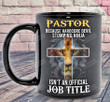 Pastor Because Hardcore Devil Stomping Ninja Coffee Mug, Lion Mug, Gift For Man Woman Ceramic Mug