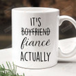 Funny Boyfriend Fiance Engagement Mug, Fiance Gifts For Him, Engagement Gifts For Couples