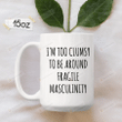 Motivational Quote Mug, Feminist Mug, Fragile Masculinity Mug, Women's Rights Mug, Political Coffee Mug, Pro Choice Pro Roe Mug, Rbg Mug, Feminist Gift