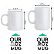 Custom Photo Ceramic Coffee Mug, Genesis 31:49 You And Me Coffee Mug For Mother And Dad
