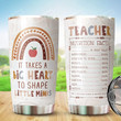 Personalized Thank You Teacher Tumbler, Teacher Tumbler, Teacher Rainbow Tumbler, Rainbow Tumbler, Teacher Appreciation Gifts, Gifts For Teachers
