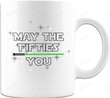 May The Fifties Be With You Mug, Light Saber Coffee Mug, Star Wars Inspired Gifts, Birthday Gift For Men Women, Fifties Birthday Mugs