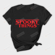 It's Spooky Things Season T-Shirt, Stranger Spooky Things, Fall Autumn Shirt Gifts For Men For Women, Birthday, Thanks Giving, Stranger Things Black Tee