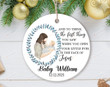 Personalized Baby Memorial Ornament Miscarriage Gifts Miscarriage Ornament Miscarriage Keepsake Christmas Ornament Stillborn Memorial Gifts