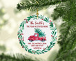 Personalize Family Christmas Ornament, Gifts For Family Members Ornament, Christmas Gift Ornament
