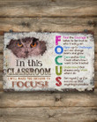 In This Classroom, I Will MAke The Decision To Focus Horizontal Poster Home Decor Wall Art Print No Frame Or Canvas 0.75 Inch Frame Full-Size Best Gifts For Birthday, Christmas, Thanksgiving, Housewarming
