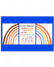 Rainbow In This Classroom Poster Canvas, You Belong Here, You Matter, You Are Worth Poster Canvas, Classroom Poster Canvas