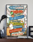 In This Classroom, We Are A Team Vertical Poster Home Decor Wall Art Print No Frame Or Canvas 0.75 Inch Frame Full-Size Best Gifts For Birthday, Christmas, Thanksgiving, Housewarming