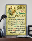 Use My Eyes To See New Freinds, Open My Ears To Hear My Teacher Dear Lord Back To School Prayer Poster, Vertical Poster Home Decor Wall Art Print No Frame Or Canvas 0.75 Inch Frame Full-Size
