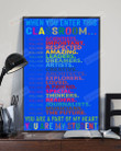 When You Enter This Classroom Poster Canvas, You Are My Student Poster Canvas, Back To School Poster Canvas