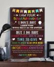 I Am Your School Admintrator Poster Canvas, I Am Here For You Poster Canvas