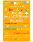 I Am Your School Adivisor Poster Canvas, I Am Here For You Poster Canvas