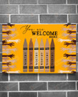 You Are Welcome Here Horizontal Poster Home Decor Wall Art Print No Frame Or Canvas 0.75 Inch Frame Full-Size Best Gifts For Birthday, Christmas, Thanksgiving, Housewarming