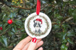 Personalized Border Collie Dog Ornament, Gifts For Dog Owners Ornament, Christmas Gift Ornament