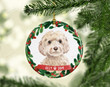 Personalized Cockapoo Ornament, Dog Lover Ornament, Christmas Gift Ornament