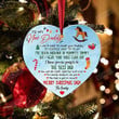 To My New Daddy Ornament, I Can'T Wait To Meet You Daddy From The Bump, Gift For First Time Dad, For New Dad, Gift For Husband, Christmas Ornament, Christmas Tree Hanging Decoration