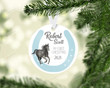 Personalized Baby First Christmas Ornament, Horse Lovers Ornament, Christmas Gift Ornament
