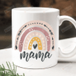 Mom Mug, Mama Rainbow Mug, Mothers Day Mug, Birthday Christmas Gifts For Mom Mama Grandma From Kids