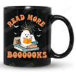 Read More Boooooks Halloween Mug, Librarian Halloween Mug, Teacher Halloween Gifts, Book Halloween, Gifts For Librarian Book Nerd Reader