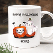 Happy Halloween Mug, Cute Pumkin Halloween Mug, Cute Ghost, Halloween Gifts For Kids From Mom Dad
